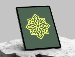 وکتور سنتی طرح نشان سبز