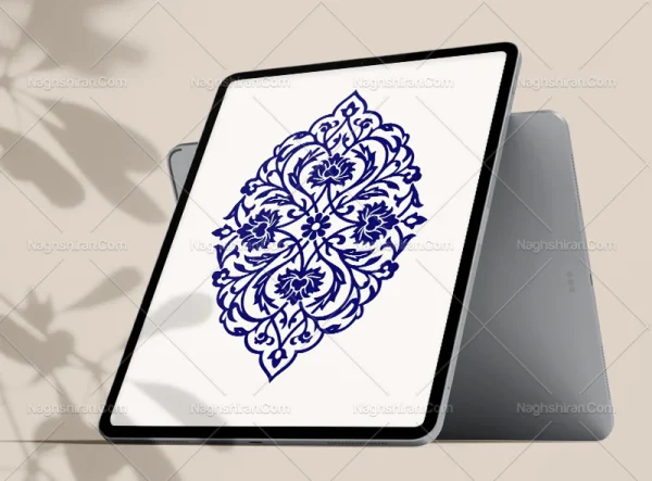 وکتور ترنج نقوش ختایی اسلیمی
