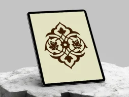 وکتور نقوش سنتی طرح نشان تذهیب