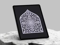 وکتور طرح محراب ساده نقوش سنتی