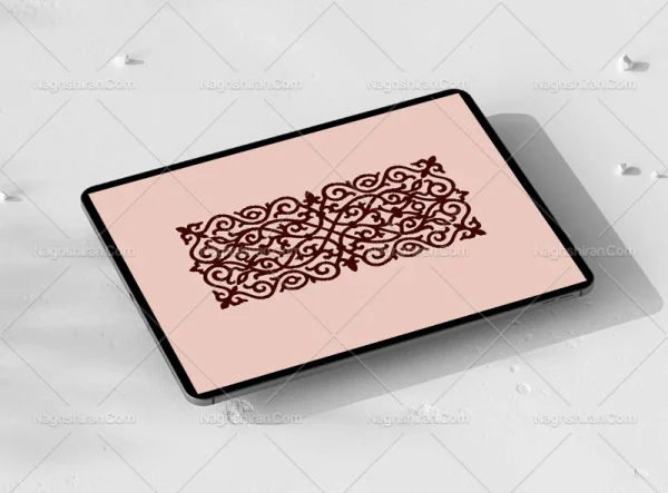 وکتور واگیره نقوش سنتی حاشیه