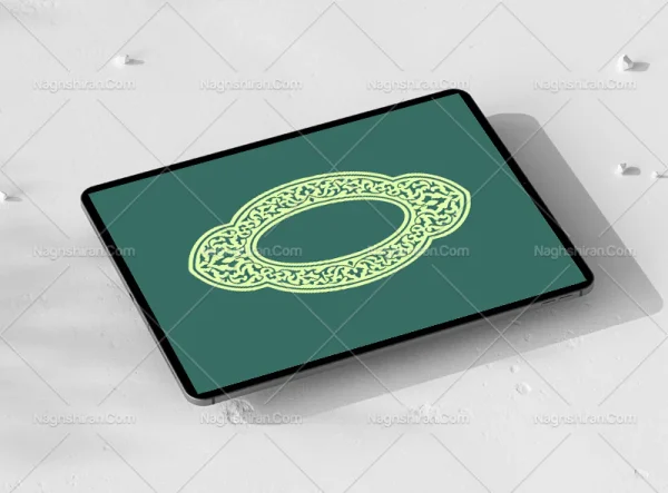 وکتور طرح خاص حاشیه سنتی