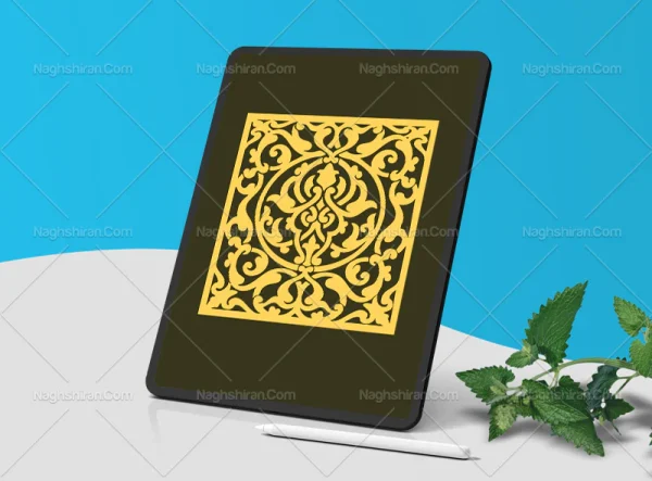 وکتور موتیف طرح تذهیب
