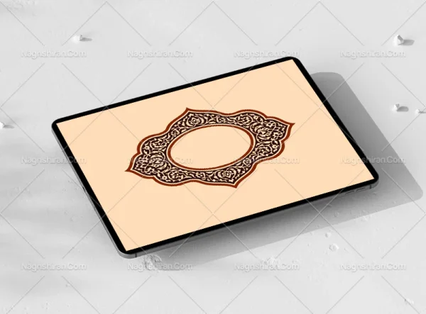 وکتور حاشیه و نقوش تذهیب