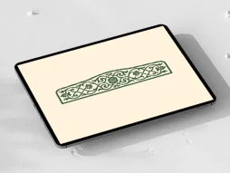 وکتور طرح قلمدان نقش و نگار سنتی