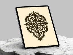 وکتور نشان خلاقانه سنتی
