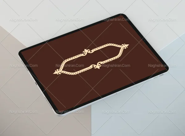 وکتور کادر و حاشیه سنتی