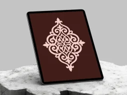 وکتور سنتی رنگی طرح نشان