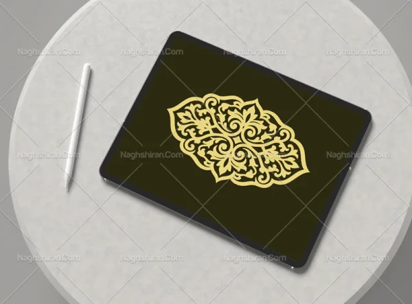 وکتور ترنج سنتی رنگی