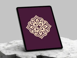 وکتور نشان اسلیمی تو خالی