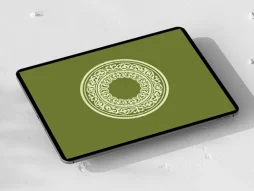وکتور طرح حاشیه دایره ای المان سنتی