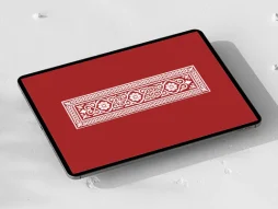 وکتور طرح قلمدان و گره چینی