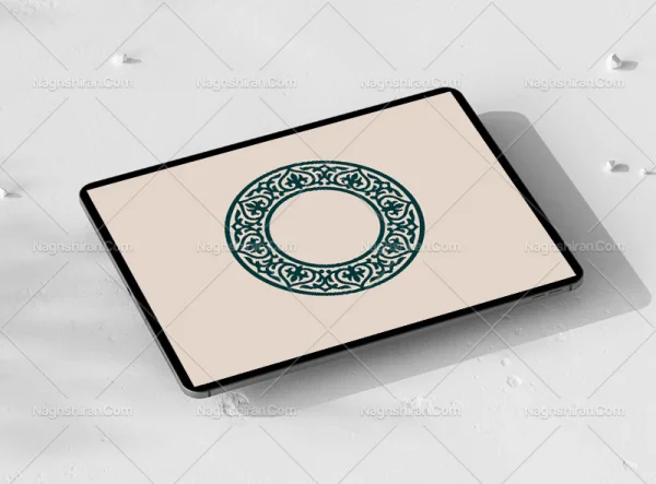 وکتور حاشیه طرح نقوش سنتی