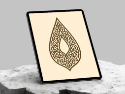 وکتور حاشیه طرح قطره