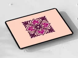 وکتور موتیف سنتی بنفش