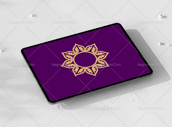 وکتور حاشیه طرح گل