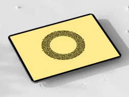 وکتور حاشیه طرح دایره اسلیمی