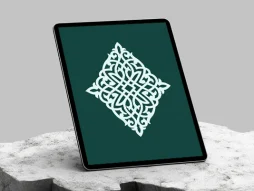 وکتور نشان کره چینی سفید
