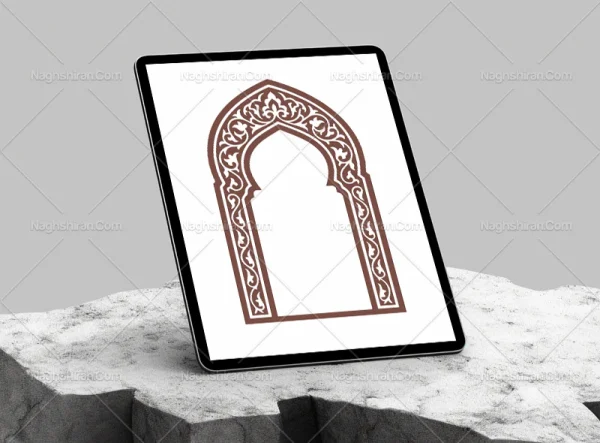 وکتور محراب حاشیه سنتی