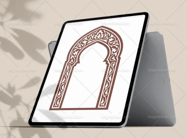 وکتور محراب حاشیه سنتی