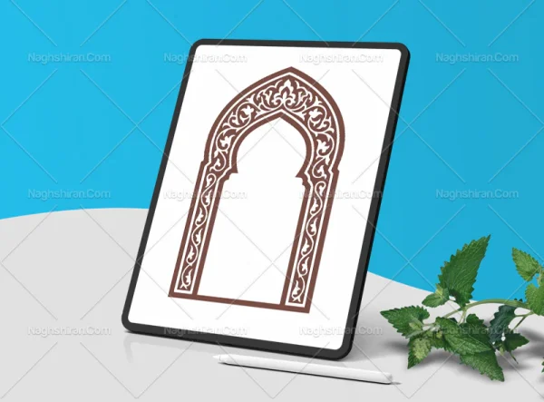 وکتور محراب حاشیه سنتی