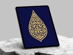 وکتور نشان طرح اشک سنتی
