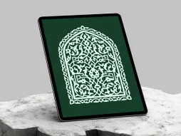 وکتور طرح محراب تذهیب