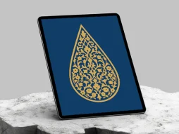 وکتور قطره نقوش ختایی
