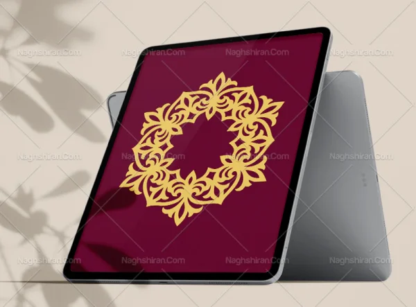 وکتور حاشیه طرح دانه برف رایگان