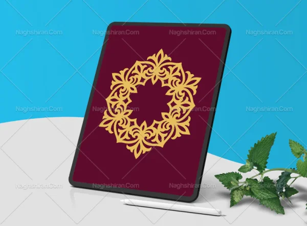 وکتور حاشیه طرح دانه برف رایگان