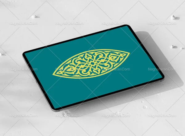 وکتور ترنج تذهیب اسلیمی