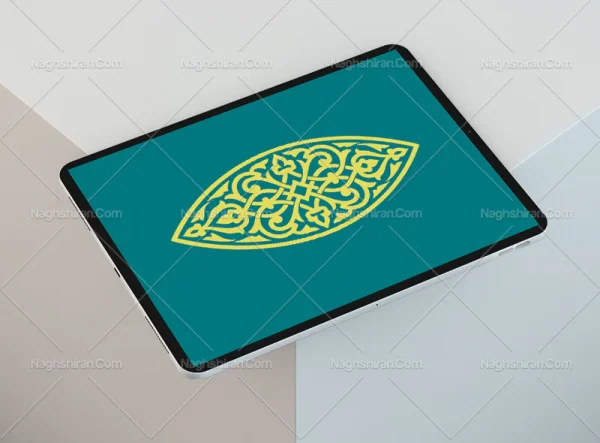 وکتور ترنج تذهیب اسلیمی