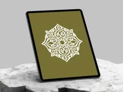 وکتور نشان المان سنتی سفید رنگ
