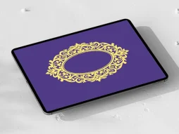 وکتور حاشیه بیضی المان سنتی