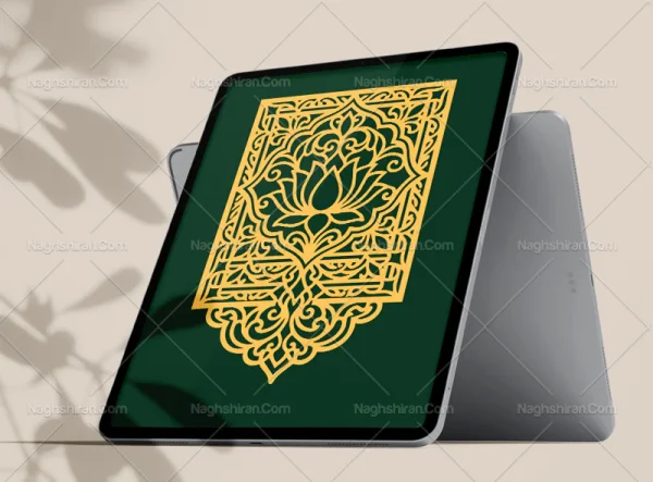 وکتور نقوش سنتی رنگی
