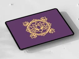 وکتور نشان شش ضلعی سنتی کرم