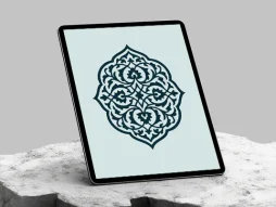 وکتور طرح اسلیمی ختایی ترنج