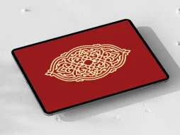 وکتور طرح ترنج نقوش سنتی رنگی