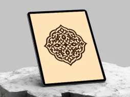 وکتور طرح نشان نقوش سنتی