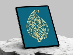 وکتور نماد بته جقه و نقوش سنتی