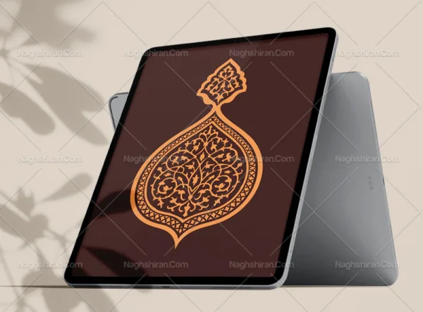 وکتور المان علم طرح سنتی