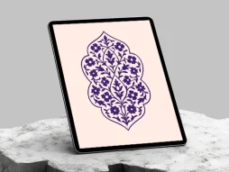 وکتور المان و نشان نقوش سنتی