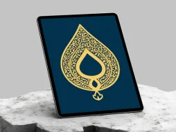 وکتور طرح علم نقوش سنتی