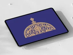 وکتور طرح نشان سنتی کرم