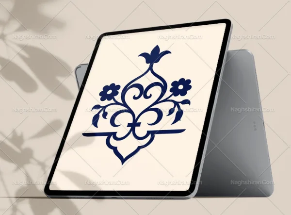 وکتور نشان و المان ساده نقوش سنتی رایگان