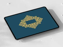 وکتور حاشیه طرح خاص المان اسلیمی