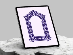 وکتور طرح محراب ساده نقوش و المان سنتی