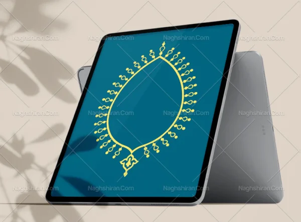 وکتور حاشیه طرح خاص ساده سنتی