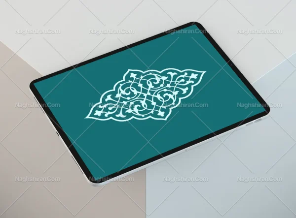 وکتور اسلیمی طرح ترنج