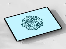وکتور طرح نشان اسلیمی تذهیب